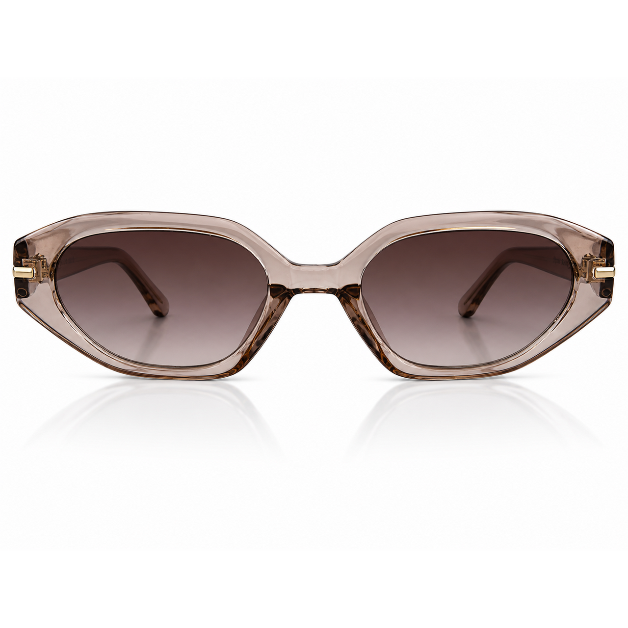 GOCEE Riviera zonnebril transparant champagne-bruin